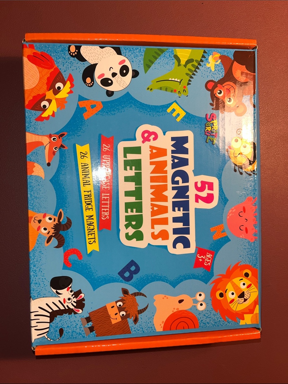 NWT SPRITE GRU Magnetic Animals & Letters Set - Animal Fridge Magnets